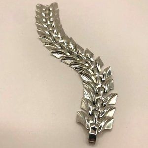 Marvella Silver-Tone Wings Panel Bracelet